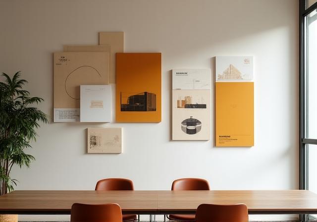 Modernes Designstudio mit Fokus auf Marke und Identität